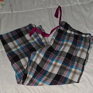 Secret Treasures Multicolor Plaid Pajama Pants